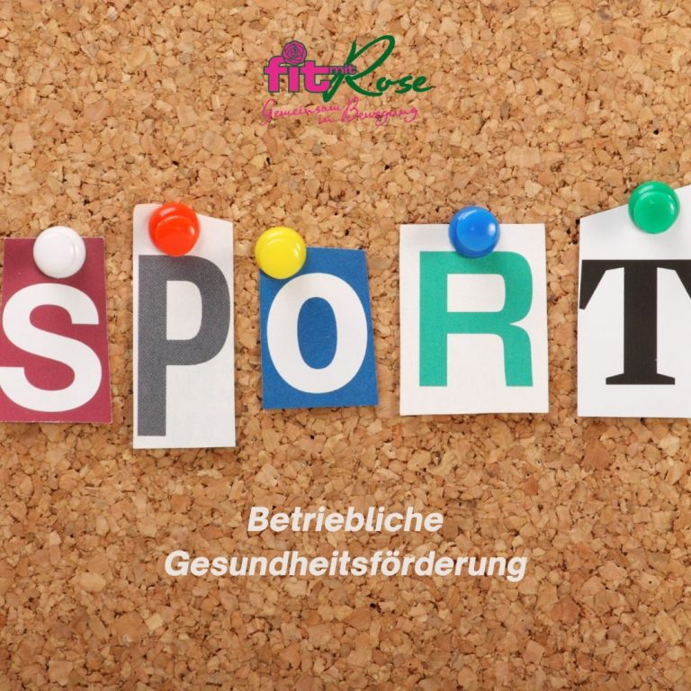 BGF - Betriebliche Gesundheitsförderung